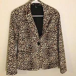 Forever 21 leopard print blazer